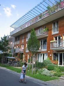 La conception du Quartier Vauban fait de ce quartier sans voiture dans les rues un paradis pour les enfants